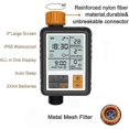 thumbnail image 3 of Temporizador de agua programable digital automático para grifo de jardín y sistema de riego por aspersión de manguera Co, 3 of 5