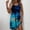 5Multicolor, variant on FDGIU Women's Sleeveless Print Scoop Neck Bodycon Mini Dress, Casual Summer Form-Fitting Short Dress