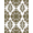 Olive Green Brown, Pattern 2, variant on ODIKA 8'x10' Washable Area Rug Boho Vintage Retro Symmetrical Worn Palette Traditional Tone for King Size Bedroom Under Bed, Master Suite, Non-Shedding, Easy Care
