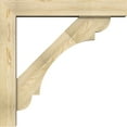 thumbnail image 3 of Ekena Millwork 6"W x 32"D x 32"H Olympic Block Rough Sawn Bracket w/ Offset Brace, Douglas Fir, 3 of 25