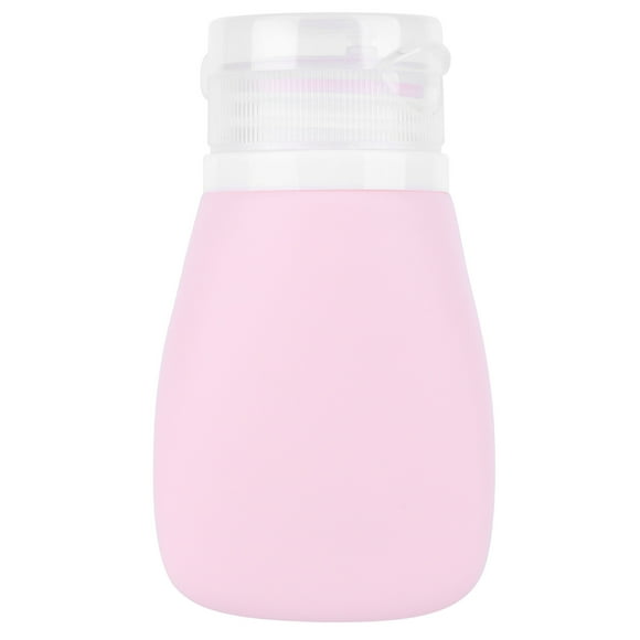 ZOUSSIQI Travel Bottle Food Grade Silicone 60ml Capacity Empty Bottle for Facial Cleanser Shampoo Conditioner LotionPink JU316-12854