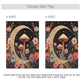 thumbnail image 4 of 12x18 inch Double-Sided Garden Flags Banners Vibrant Outdoor Decor for House Patio Outdoor Mushroom and Crescent Moon, 4 of 6