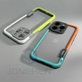 thumbnail image 2 of Dual Color Bumper Case For iPhone 15 14 13 12 Mini 11 16 Pro Max 16 Plus X S XS XR Shockproof Soft Silicone Frame Without Cover tzw, 2 of 7