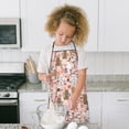 thumbnail image 4 of Poodle Dog and Flower Floral Kids Aprons for Girls and Boys,Adjustable Neck Strap Toddler Aprons for Kids Cooking Baking, 4 of 7