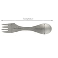 thumbnail image 3 of Titaniums Alloy Cutlery Set - Portable Spoon And Fork For Outdoor Camping Convenient To Carry And StoreeFeatures: Made of superior quality titaniums alloy material, and wear, suitable for outdoor, 3 of 9