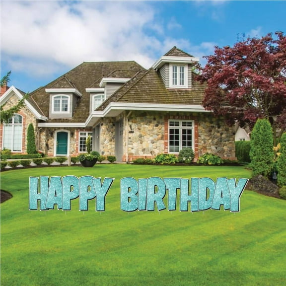 Victory Store Mint Glitter Happy Birthday Party Supplies Set 19877