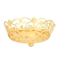 thumbnail image 2 of Gold Candy Plate, Stain Resistant Zinc Alloy Fruit Tray  For Bar, 2 of 8