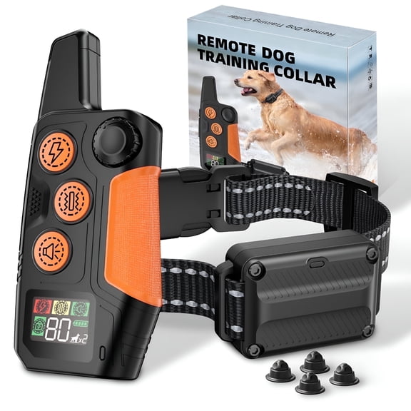 HBMYN Dog Training Collar with Remote 3300 Ft Shock for All Rechargeable Bark Modes