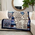 thumbnail image 6 of Yibo in Loving Memory Blanket Yibo Memorial Gift for Loss of Loved One, Remembrance Sympathy Gift, Bereavement Condolence Gifts for Loss of Dad Mom Husband Wife Friends, 6 of 7