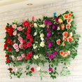 thumbnail image 4 of Ramo Blanco Flor Artificial Planta Artificial Al Aire Libre Interior, Guirnalda De Plástico Hiedra Falsa Decoración De Plantas Que Caen para Bodas Balcón Pared Jardín Colgante JM, 4 of 5