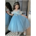 thumbnail image 2 of CaRilo dress Elsa Costume Dress for Girls Princess Dress Up Halloween Birthday Fancy Party Dresses, 2 of 7