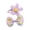 Purple, variant on CSChome Toddler Hair Clips Hairpin Children Hair Clip Flower Small Ball Decor Knot Contrast Color Non-Slip Lightweight Hair Organization Hair