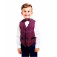 thumbnail image 3 of Nautica Little Boys Regular-Fit 4-Pc. Blue Tartan Vest Set , Choose Sz/Color, 3 of 5
