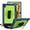 Navy+Green, variant on SOATUTO for Vastking KingPad M10 Tablet Case with 360 Rotating Kickstand / Shoulder and Hand Strap Hybrid Shockproof Kids Friendly Case for Nokia T20/T21/TCL Tab Pro 5G 9198S 10.36 inch - Black+Black