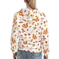 thumbnail image 7 of Honeii Squirrel InThe Forest3 Pattern Womens Oversized Hoodies Long Sleeve Sweatshirts Pullover Fall Outfits with Pocket-Medium, 7 of 7