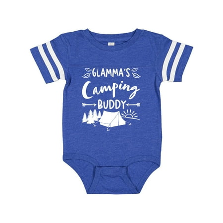 

Inktastic Glammas Camping Buddy Gift Baby Boy or Baby Girl Bodysuit