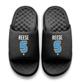 thumbnail image 2 of Unisex ISlide Angel Reese Black Chicago Sky Stacked Motive Slide Sandals, 2 of 5