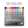 thumbnail image 1 of 12Color Paint Set Cards Crafts Drawing 2ml For DIY Maker Greeting Painting Maker Pens Outline Pens ArtsCrafts Sewing, 1 of 9