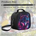 thumbnail image 5 of Jeiento Galaxy Wolf Backpack for Boys Lightweight Bookbag and Lunch Box Set Large Capacity School Bag with Lunchbag Pencil Case 2nd Grade Kindergarten Book Bag 3 in 1 Travel Daypack, 5 of 7