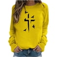 thumbnail image 3 of Aqestyerly Haut pour Femme Grande Taille en Liquidation, Mode T-Shirt de Sport pour Femme à Manches Longues Décontracté à Col Rond Imprimé, 3 of 3