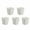 White-415, variant on Hanging Storage Basket 5-pack, Plastic Organizer Bins with Handles, 13x12x10cm Small Hanging Buckets for Snacks & Utensils, Non-slip & Easy-clean Design for Kitchen Cart, Office, and Car