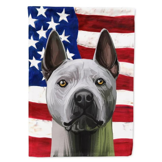 Carolines Treasures CK6738CHF Thai Ridgeback Drapeau Américain Maison de Toile - 28 x 0,01 x 40 Po.