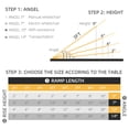 thumbnail image 3 of Portable Portable Wheelchair Ramp for Home, Threshold Handicap Ramp 3', 3 of 9