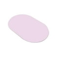 thumbnail image 2 of Fmbmuo Oval Bathroom Rugs Non-Slip Backing Minimalist Flat Pile Bath Mat 16x24in Rubber Pink, 2 of 5