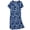 Blue Cat, variant on Cotton Nightgowns for Women Soft Cotton Short Sleeve Night Shirts Womens Print Sleep Shirts Loose Comfy Pajamas Sleepwear
