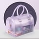 thumbnail image 5 of MIFORINES Bolso de mano con asa superior en forma de almohada de gelatina de verano para mujer, bolso de cristal transparente de Color caramelo, 5 of 5