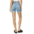 thumbnail image 3 of Judy Blue Cuffed Tummy Control Denim Shorts (Blue, X-Large), 3 of 4