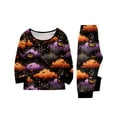 thumbnail image 2 of Matching Family Halloween Pajamas Set - 2026 Cute Ghost & Pumpkin Print Two-Piece Sleepwear Pjs - Family Matching Pajamas Soft Holiday Loungewear Halloween Matching Pajamas for Family, 2 of 6