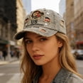 thumbnail image 4 of KPOPLK 250th Anniversary 1776 2026 USA July 4th Sandwich Baseball Cap Breathable,Adjustable Outdoor Hat,US 250 Years Trucker Hats,OTHER, 4 of 7