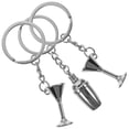 thumbnail image 2 of 3 Pcs Shaker Keychain Goblet Key Pendants Shaker Modeling Key Rings Bag Pendants, 2 of 6