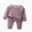 Wine, variant on ITSAME Girls Outfit Long Sleeve Crewneck Pullover and Pants 2-Piece Floral Print Loungewear Set Size 2T
