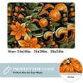 thumbnail image 2 of Tangerine Non-Slip Polyester Outdoor Carpet Bath Rug Door Mat - Machine Washable, 2 of 6