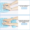 thumbnail image 6 of Manbasnake Memory Foam Keyboard Wrist Rest, Blue, 6 of 8