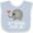 Blue and White, variant on Inktastic My Geema Grandma Loves Me Boys or Girls Baby Bib