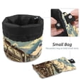 thumbnail image 4 of PhooArto Travel Cosmetic Bags Barrel Makeup Bag, Multifunctional Toiletry Bucket Bags Round Organizer Storage Pocket, Vinatge Steam Train Railway Pattern, 4 of 6