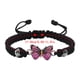 thumbnail image 2 of Pulseras para mujer, regalos para mujer, pulsera para enamorados, pulsera tejida a mano para San Valentín, joyería para novias, pulsera con dije de mariposa., 2 of 2
