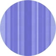 thumbnail image 1 of Ahgly Company Machine Washable Indoor Round Transitional Purple Mimosa Purple Area Rugs, 6' Round, 1 of 7