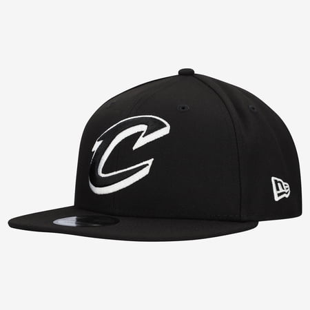 Men's New Era Black Cleveland Cavaliers Team 9FIFTY Snapback Hat