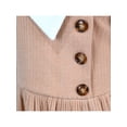 thumbnail image 6 of Girls Dress Brown Knit Rib Asymmetrical Fall Winter Casual Long Sleeve 12 Years, 6 of 6