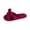 Deep Red, variant on House Slippers for Women Slippers for Women Indoor Slippers for Women Memory Foam Women's Orthopedic Arch Support Open Toe House Bedroom Corduroy Bow Crossbands Slide House Slippers, Deep Red-6.5