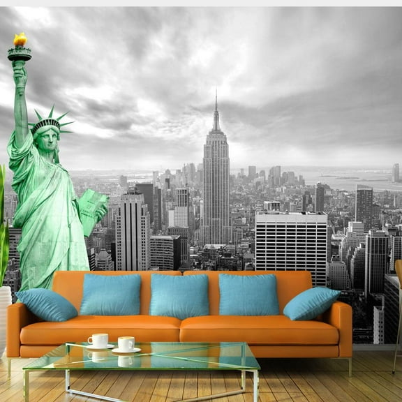 Tiptophomedecor New York Wallpaper Wall Mural - Symbol Of Freedom