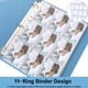 thumbnail image 4 of 100X Bolsillos de Doble Cara Páginas de Tarjetas de Intercambio Fundas de Plástico Transparente de 9 Bolsillos Protectores de Tarjetas de Juego para Carpetas de 3 Anillas, 4 of 5