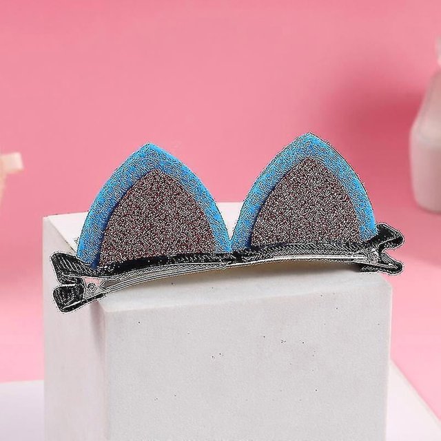 New Plush Cat Ears Hairpins Girls Cute Hair Clips Hair Accessories Women Sweet Barrettes Kids Fashion Ornaments Gift A