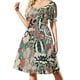 thumbnail image 1 of Vestido de manga corta con cactus y suculentas, vestido de fiesta, cóctel de vestidos, elegante vestido de novia para invitadas., 1 of 7
