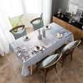 thumbnail image 5 of Snow Winter Christams Tree Frost Deer Tablecloths Waterproof Kitchen Items Coffee Table For living Room Home Decor Dining Table, 5 of 7