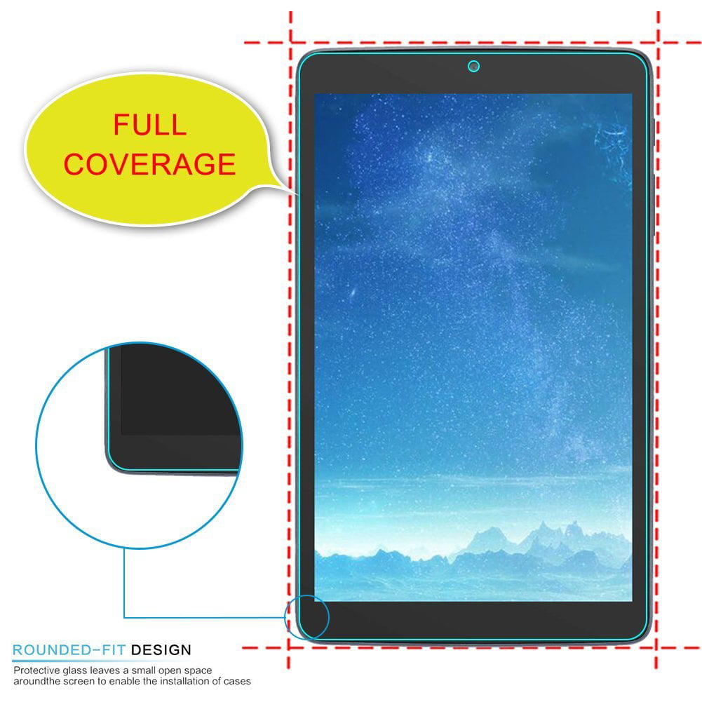 J/&D Alcatel A30 Tablet 8 inch Premium HD Clear Screen protector-3 Packs